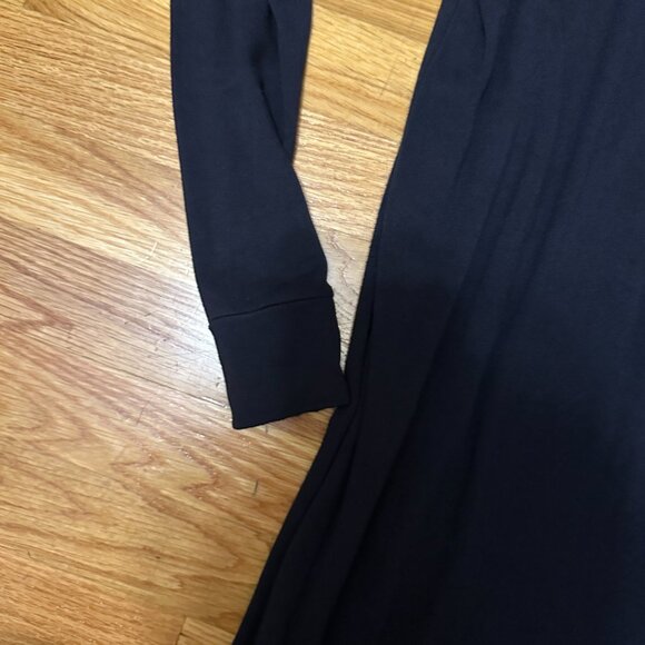 Throw-On Cozy Crew-Neck Sweatshirt Dress - Picture 2 of 7